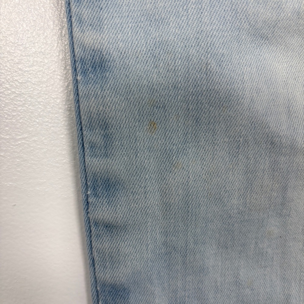 FRAME Women Jeans 29 Light Blue Le Sylvie Slender Straight High Rise Raw Edge - Picture 3 of 16